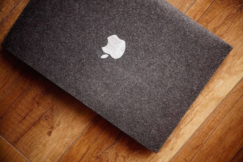 MacBook Case ZIP Simple (BLACK)